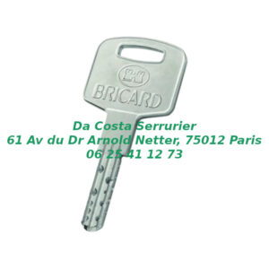 Clé Bricard Chifral sans mobile